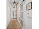 Long hallway with concrete floors and barn door at 434 Marietta Nw St # 401, Atlanta, GA 30313