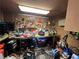 Organized workshop with pegboard walls and various tools at 6225 Collins Nw Rd, Acworth, GA 30101