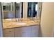 Elegant bathroom with granite vanity and updated fixtures at 6225 Collins Nw Rd, Acworth, GA 30101