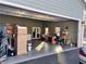 Spacious garage interior with ample storage and workshop potential at 6225 Collins Nw Rd, Acworth, GA 30101