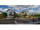 Street view of townhouses, showcasing landscaping and pedestrian access at 1070 Dill Sw Ave, Atlanta, GA 30310