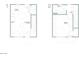 Two-floor plan with an open living area, bedroom, and bath at 1070 Dill Sw Ave, Atlanta, GA 30310