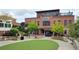 Community green space with putting green and restaurant at 2280 Park Walke Dr, Alpharetta, GA 30009
