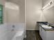 Bathroom with tub and double vanity at 4024 Waldrop Hills Dr, Decatur, GA 30034