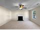 Living room with fireplace and carpet at 4024 Waldrop Hills Dr, Decatur, GA 30034