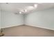 Finished basement room with polished concrete floors and recessed lighting at 3672 Howell Wood Nw Trl, Duluth, GA 30096