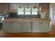 Large kitchen island with butcher block countertop at 2381 County Line Sw Rd, Atlanta, GA 30331