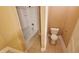 Bathroom with shower, bathtub, and toilet at 4169 Panola Lake Cir, Lithonia, GA 30038