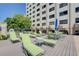 Spacious pool deck with lounge chairs and outdoor seating at 2479 Peachtree Ne Rd # 304, Atlanta, GA 30305
