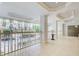 Well-lit hallway with tile floors and elegant crown molding at 2479 Peachtree Ne Rd # 304, Atlanta, GA 30305