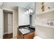 Clean bathroom with granite countertop and updated fixtures at 2479 Peachtree Ne Rd # 304, Atlanta, GA 30305