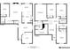 Two-story house floor plan, showing four bedrooms and multiple living spaces at 388 Oakhaven Way, Villa Rica, GA 30180