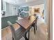 Open concept dining area with a view of the kitchen and living room at 388 Oakhaven Way, Villa Rica, GA 30180