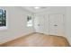 Light filled bedroom with hardwood floors and double closets at 2198 Oakawana Ne Dr, Atlanta, GA 30345