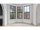 Elegant bay window showcasing natural light and beautiful neighborhood views at 100 Ottley Ln, Atlanta, GA 30305