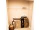 Small storage room with shelving and artwork at 1001 S Creek Dr, Villa Rica, GA 30180