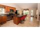 Updated kitchen with stainless steel appliances and granite countertops at 1001 S Creek Dr, Villa Rica, GA 30180