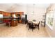 Eat-in kitchen with stainless steel appliances and an island at 1001 S Creek Dr, Villa Rica, GA 30180