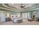 Large main bedroom with high ceilings and fireplace at 1829 Buckhead Valley Ne Ln, Atlanta, GA 30324