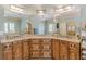 Double vanity bathroom with granite countertops at 1829 Buckhead Valley Ne Ln, Atlanta, GA 30324
