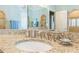Bathroom vanity with granite countertop and vessel sink at 1829 Buckhead Valley Ne Ln, Atlanta, GA 30324