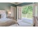 Bedroom with private balcony access and view at 1829 Buckhead Valley Ne Ln, Atlanta, GA 30324