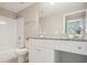 Full bathroom with shower/tub combo and granite vanity at 10 Perimeter Summit Ne Blvd # 3412, Brookhaven, GA 30319