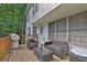 Deck with seating area and grill at 2869 Cardinal Trce, Duluth, GA 30096