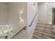 Upper level staircase with modern design at 850 Camden Park Ct, Atlanta, GA 30342