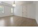 Spacious bedroom with hardwood floors and plantation shutters at 850 Camden Park Ct, Atlanta, GA 30342