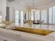 Luxury kitchen features a gold statement faucet and a built-in sink at 850 Camden Park Ct, Atlanta, GA 30342