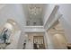 Two-story foyer with hardwood floors, elegant staircase and high ceilings at 850 Camden Park Ct, Atlanta, GA 30342