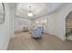 Bright sitting room with hardwood floors and neutral decor at 850 Camden Park Ct, Atlanta, GA 30342
