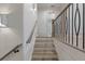 Modern staircase leading to upper level at 850 Camden Park Ct, Atlanta, GA 30342