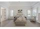 Bright main bedroom with hardwood floors, high ceilings and lots of natural light at 850 Camden Park Ct, Atlanta, GA 30342
