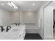 Spa-like bathroom with double vanity, soaking tub, and walk-in shower at 3325 Piedmont Rd # 2203, Atlanta, GA 30305