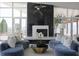 Upscale lounge with fireplace and comfortable seating at 3325 Piedmont Rd # 2203, Atlanta, GA 30305