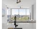 Living room with floor to ceiling windows and city view at 3325 Piedmont Rd # 2203, Atlanta, GA 30305