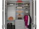 Large walk-in closet with ample shelving and hanging space at 3325 Piedmont Rd # 2203, Atlanta, GA 30305