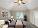 Main bedroom with vaulted ceilings and plenty of natural light at 1054 Valley Rock Dr, Lithonia, GA 30058