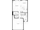 First floor plan displaying living room and kitchen at 1054 Valley Rock Dr, Lithonia, GA 30058