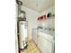 Laundry room with washer, dryer, and water heater at 14 Saint Claire Ne Ln, Atlanta, GA 30324