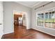 Bright office with hardwood floors and kitchen view at 131 Bowen Sw Cir, Atlanta, GA 30315