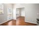 Bright dining area with hardwood floors and access to a deck at 131 Bowen Sw Cir, Atlanta, GA 30315
