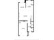 One-story floor plan including living room, kitchen, and garage at 2314 Rolling Trl, Lithonia, GA 30058