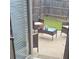 Small patio with wicker furniture set at 2314 Rolling Trl, Lithonia, GA 30058