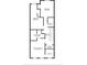 Two-story floor plan with primary bedroom and laundry at 2314 Rolling Trl, Lithonia, GA 30058