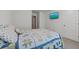 Cozy bedroom with a charming quilt and carpet flooring at 2314 Rolling Trl, Lithonia, GA 30058