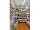 Well-organized pantry with ample shelving for storage at 66 Danielle Dr, Dallas, GA 30157