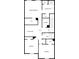 Upper floor plan with primary bedroom and two other bedrooms at 96 Auburn Crossing Dr, Auburn, GA 30011